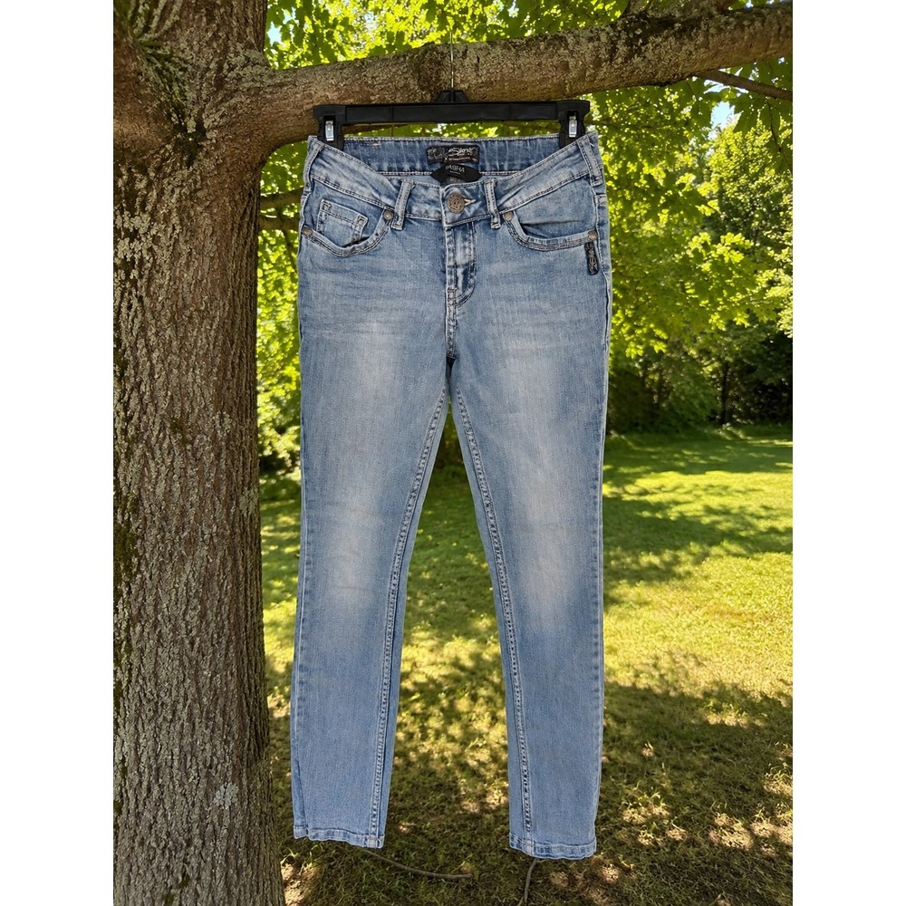 Silver Jeans Co Sasha Skinny Jeans Women's Size 10 Light Wash Stretch Denim